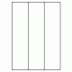 427 - Label Size 70mm x 295.2mm - 3 labels per sheet